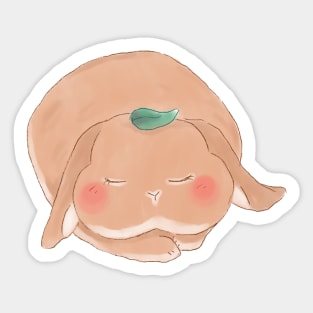 Sleeping Mochi Bailey The Bunny | Bunniesmee Sticker